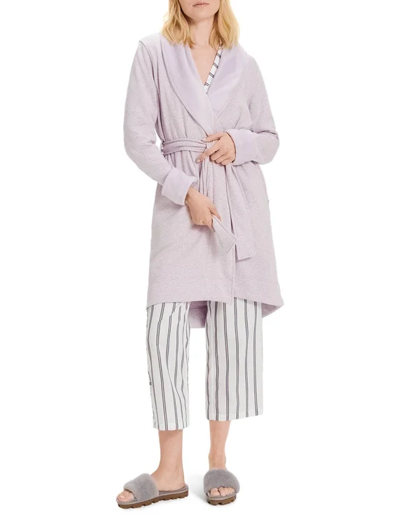 Ugg Blanche II Robe Women's Robe Lilac Frost Heather : Xs