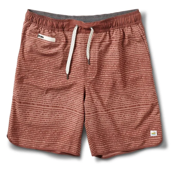 Vuori Men's Banks Short, Medium, Black Scribble