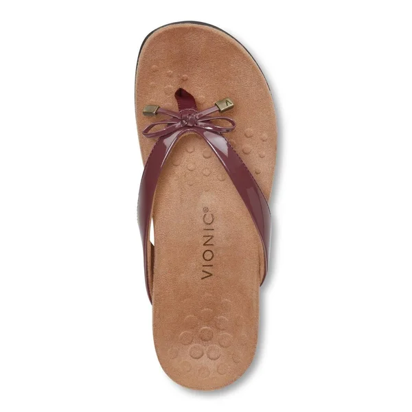 Vionic Bella - Women's Orthotic Sandals Port - 10 Medium