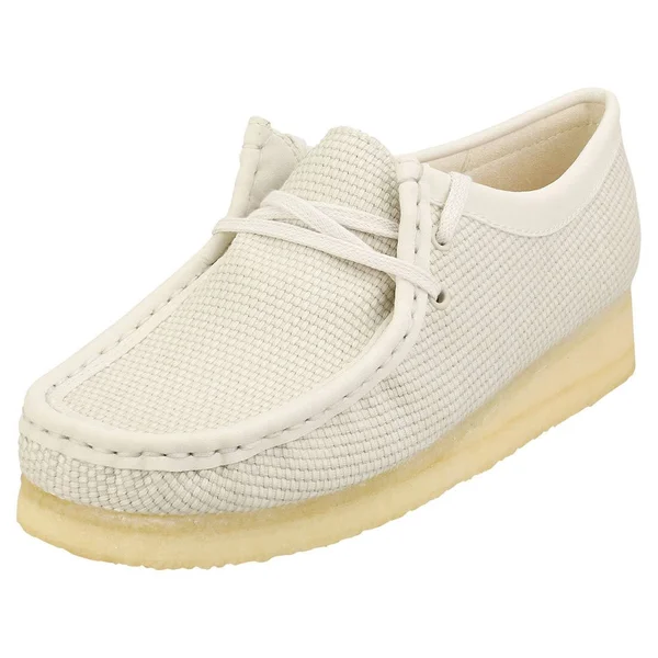 Clarks Originals Wallabee in Off White