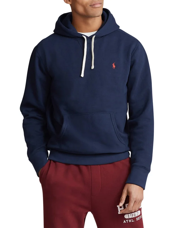 Polo Ralph Lauren Men's Big & Tall Fleece Hoodie - Cruise Navy