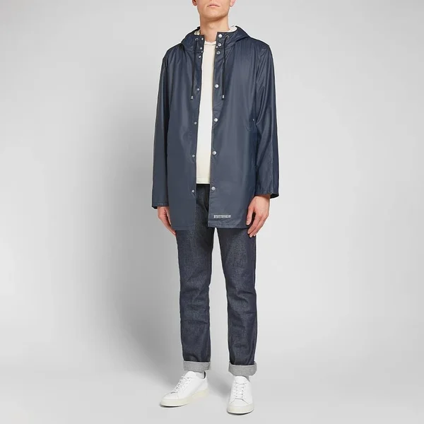 Stutterheim Navy Stockholm Lightweight Raincoat