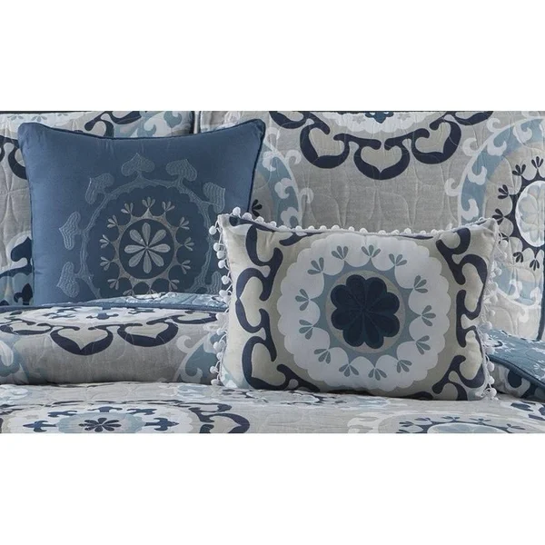 Avondale Manor Elsa Quilt Set - Blue - Twin