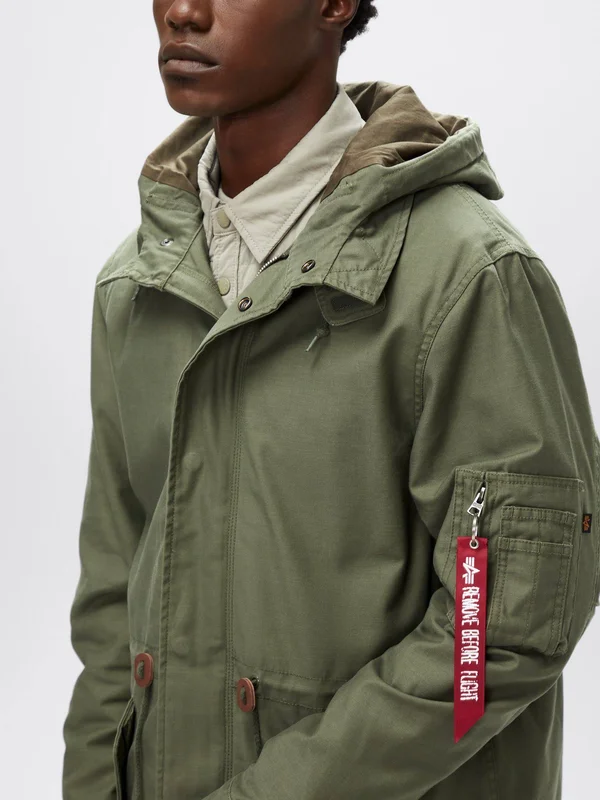 Alpha Industries Men's Tiger Camo M-59 Fishtail Jacket
