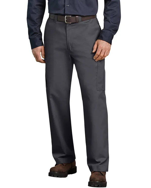 Dickies Industrial Flex Cargo Pant (LP2372), Dow Charcoal, 36, 34