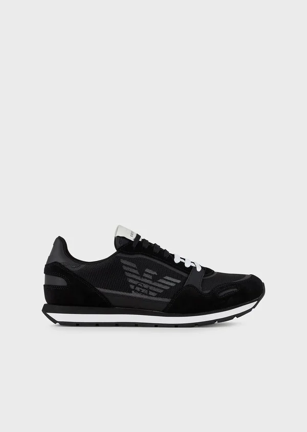 Armani Emporio Logo Trainers - Black - Low-top Sneakers
