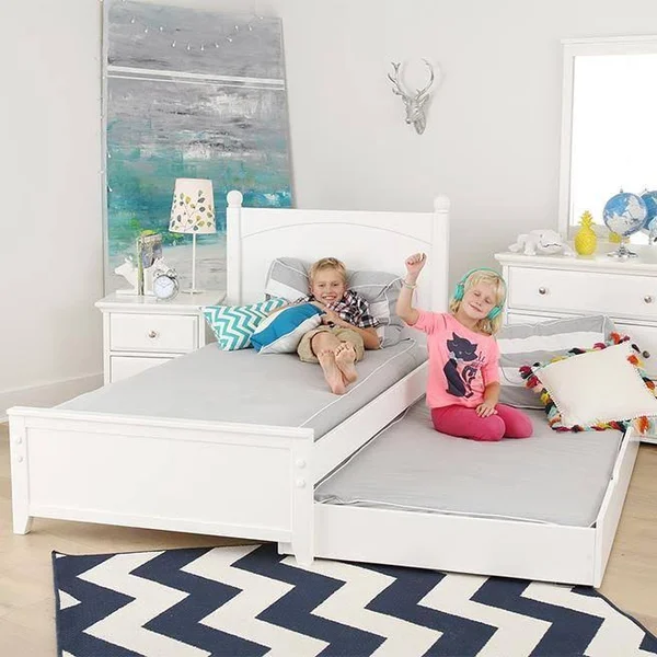 Twin Traditional Bed - Chestnut Panel