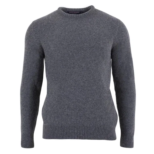 Mens 100% British Lambswool Crew Neck Jumper, Cliff, M