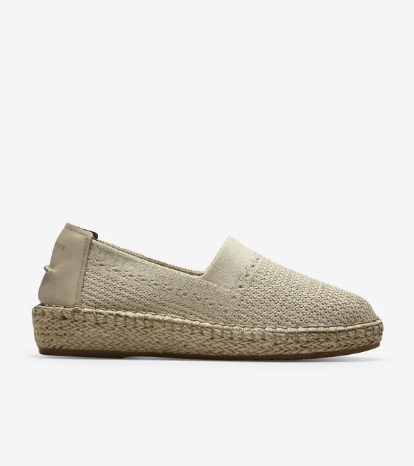 Cole Haan Women's Cloudfeel Stitchlite Espadrilles - Beige - Size 8.5