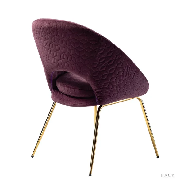 Galenia Upholstered Dining Chair with Open Back Set of 2 - Purple