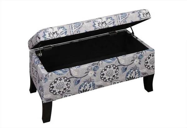 Convenience Concepts Designs4Comfort Winslow Storage Ottoman - Gray