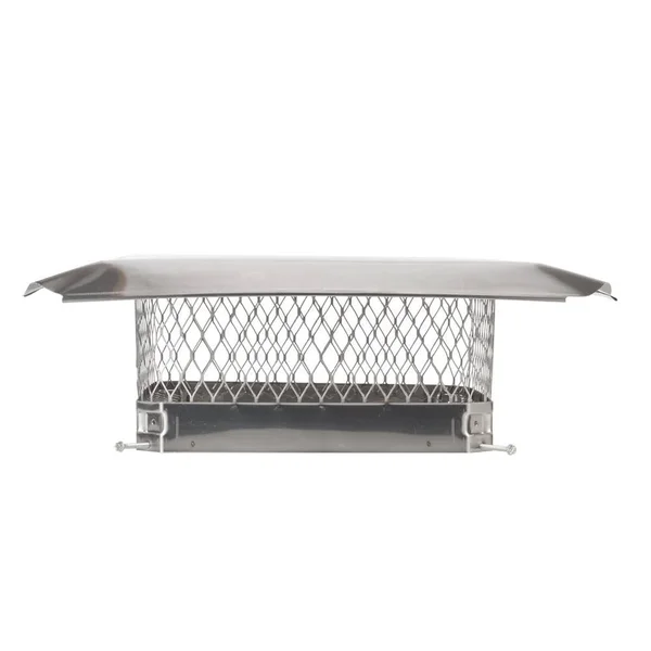 Draft King Ss1515u Single-Flue Stainless Steel Chimney Cap (15 inch x 15 inch)