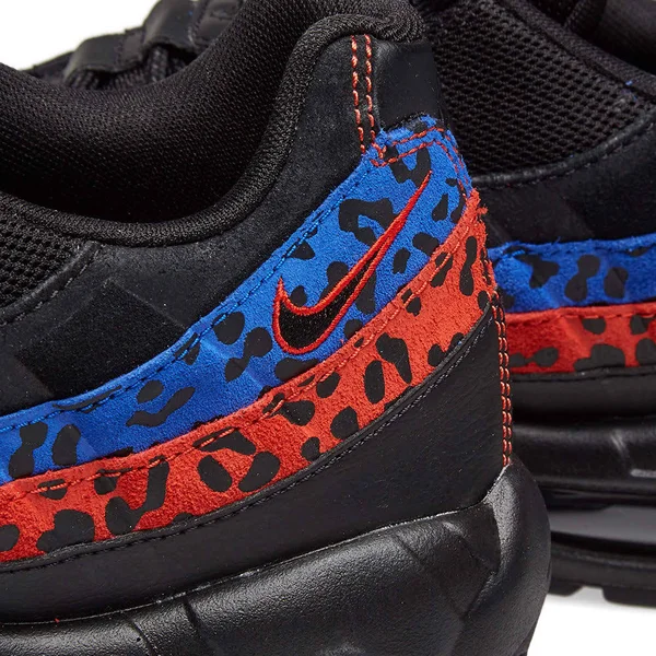 Nike Wmns Air Max 95 Premium Black/ Black-habanero Red-racer Blue