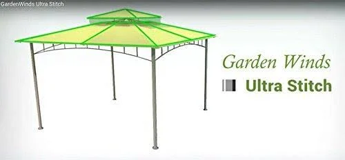 Garden Winds Replacement Canopy for 10x12 Garden House Gazebo - Riplock 350 - True Navy