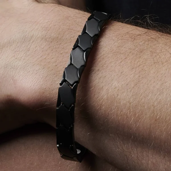 Black Titanium Bracelet - Fort Tempus - Men