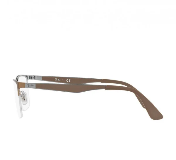 Ray Ban RX6335 Eyeglasses - 2531 Grey Top on Brusched Brown