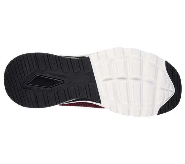Skechers Men's Skech-Air Varsity Sneakers, Black/Red, 14.0