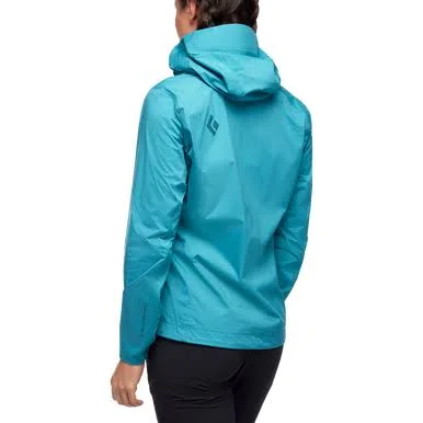 Black Diamond Fineline Stretch Rain Shell - Women's Pomegranate - Xs