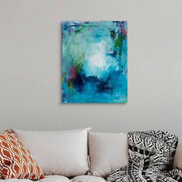 Blue As The Ocean - Canvas Wall Art, 24x30, Great Big Canvas
