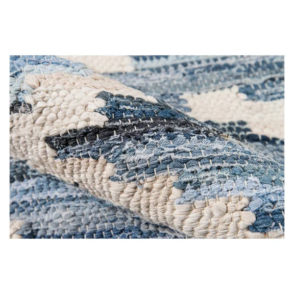 Novogratz California Area Rug, Blue, 3&3x22 x 5&3x22