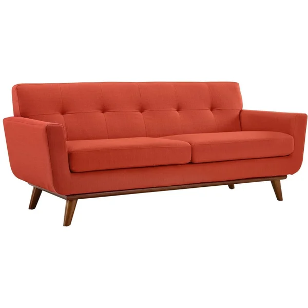 Modway Engage Expectation Gray Upholstered Loveseat