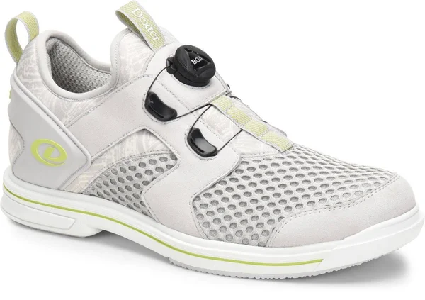 Dexter Men's DexLite Pro Boa Right Hand Bowling Shoes, Grey/Lime