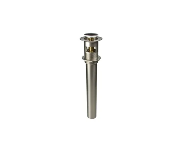 Mountain Plumbing MT741/PCP EZ-CLICK Soft Touch Round Lavatory Drain with Overflow - Polished Copper