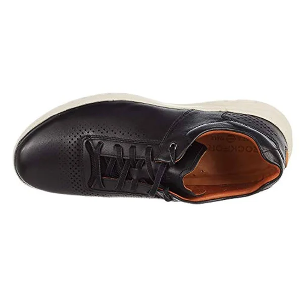 Rockport Let&s Walk Plain Toe - Men's, Black Leather, Size: 9.5