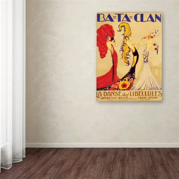 Trademark Fine Art Bataclan Canvas Art by Jose De Zamora Size 24x32