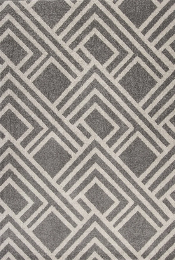 39x22 x 59x22 Grey Polypropelene Rug