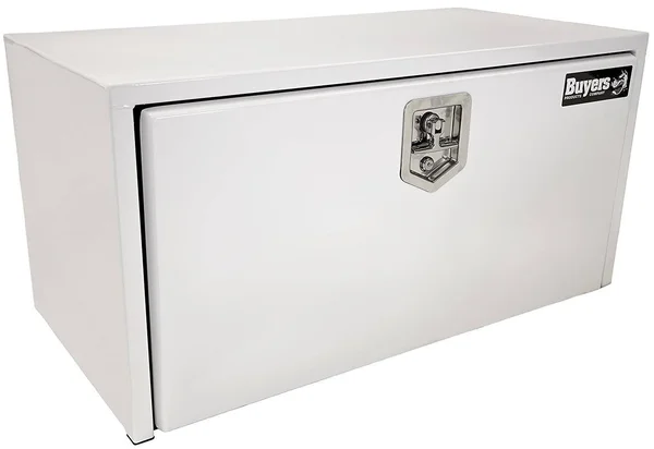 Buyers Products 1703400 Steel Underbody Truck Box, White, 14 x 16 x 24 inch