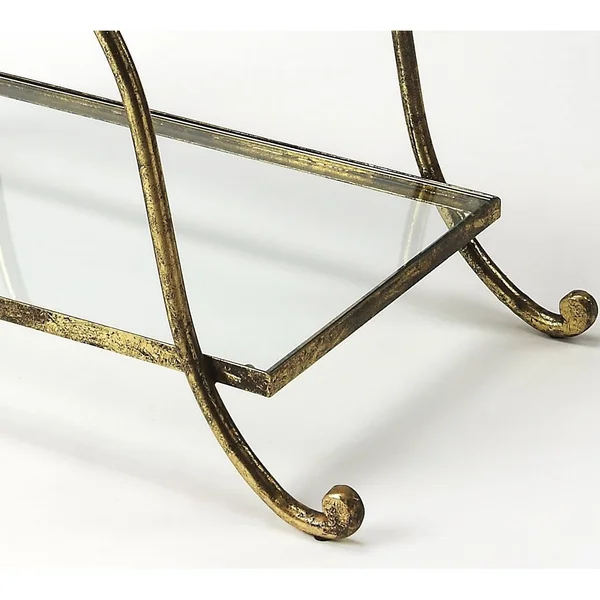 Butler 3904025 Desdemona Gold Serving Table