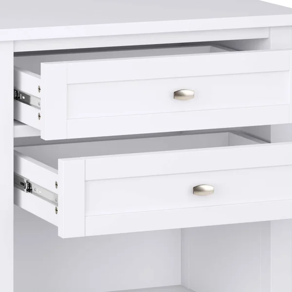 24x22 Norfolk Solid Wood Nightstand White - Wyndenhall