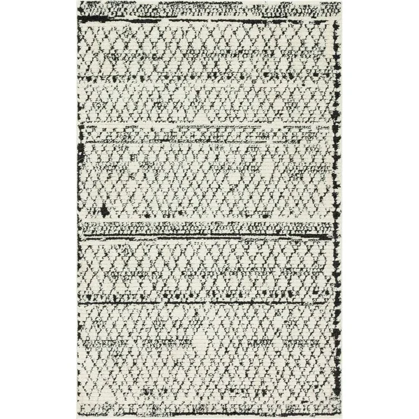 Unique Loom 3148428 4 x 6 ft. Atlas Morocco Rectangular Rug Ivory
