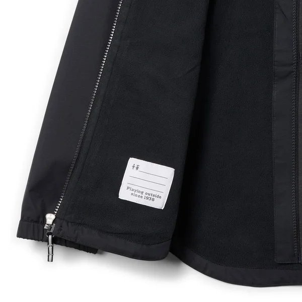 Columbia Rainy Trails Fleece Lined Jacket S, Black