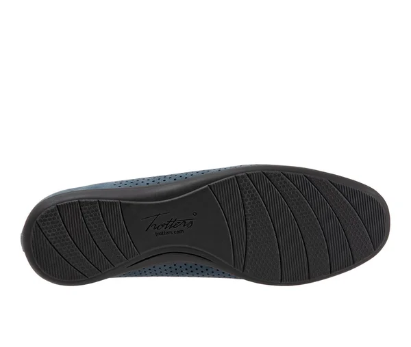 Trotters Women's Darcey Ballet Flat, Size: 11, Denim Leather