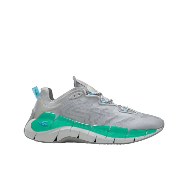 Reebok Men's Zig Kinetica II Running Shoes in Grey/Pure Grey 2 Size 10.0