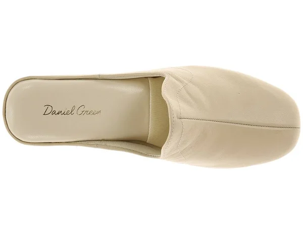 Daniel Green Women's Glamour Slipper - Bone Size 8.5