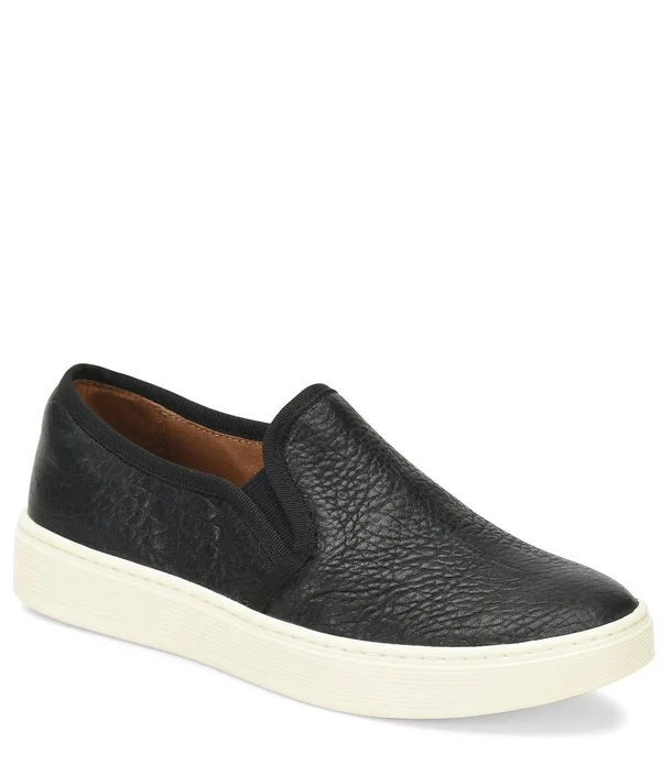 Women's Sofft Somers Slip-On Sneaker - Black - Size 8.5