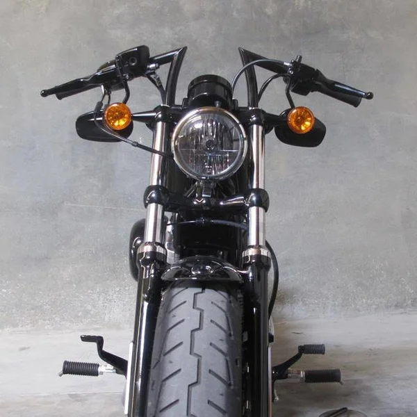 Biltwell - Keystone Handlebars - 1 inch - Chrome Non-Dimpled, Smooth