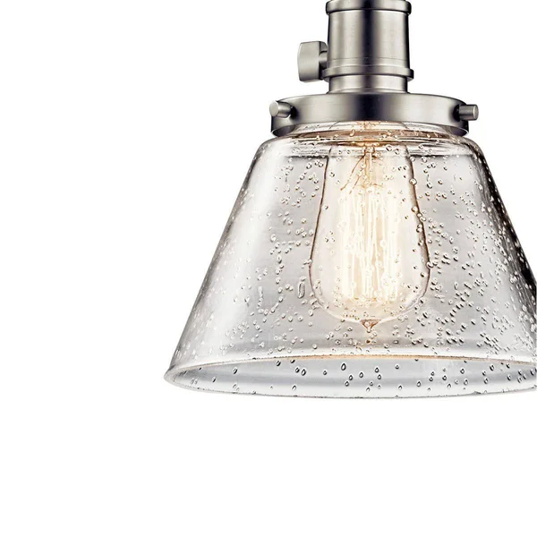 Kichler Avery Mini Pendant Natural Brass 1 Light 43851NBR