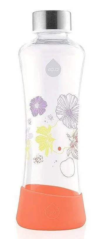 Water Bottle Equa Flowerhead - Poppy 0.55 L