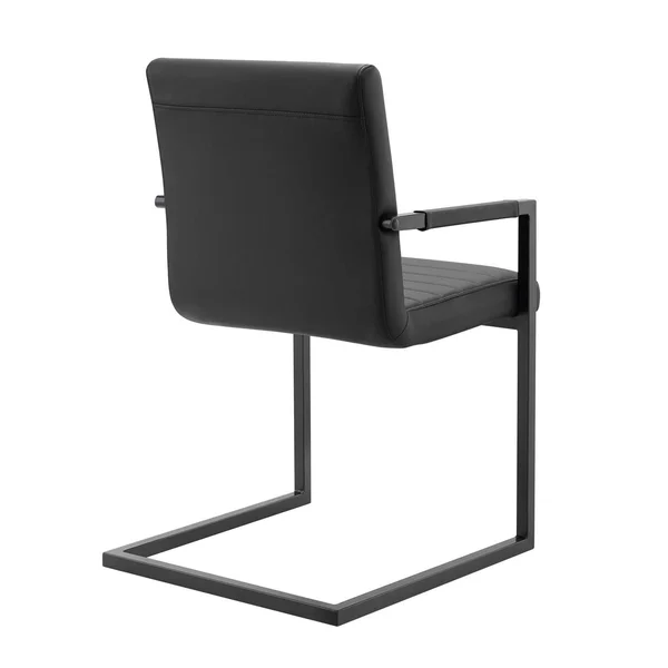 Savoy Vegan Leather Dining Chairs Set of 2 Gray Modway