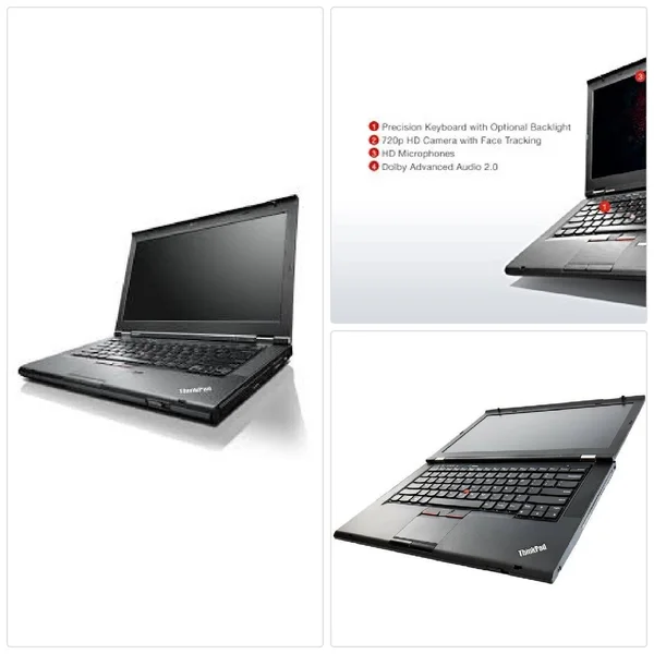 Lenovo ThinkPad T430 Business Laptop Computer Intel i5-3320M Up TP 3.3GHz - 8GB Ddr3, 128GB Ssd, 14in HD LED-backlit Display, DVD
