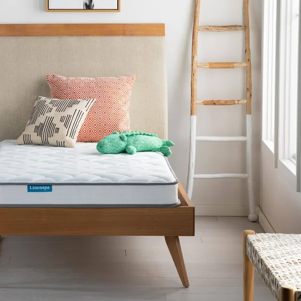 Linenspa Explorer 6 inch Innerspring Mattress, California King, White