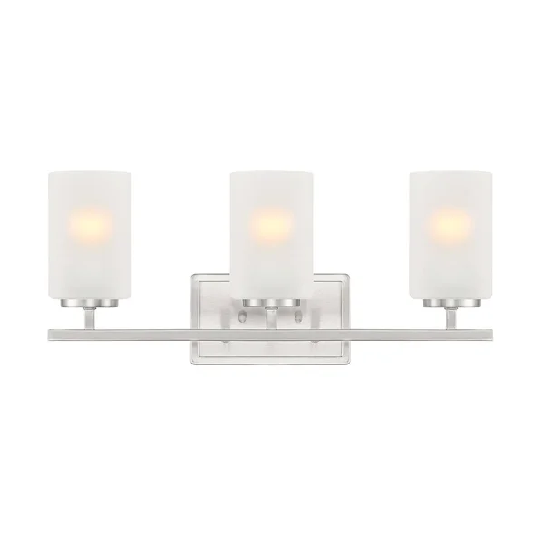 Designers Fountain 3 Light Vanity D239M-3B-BN Brushed Nickel Finish
