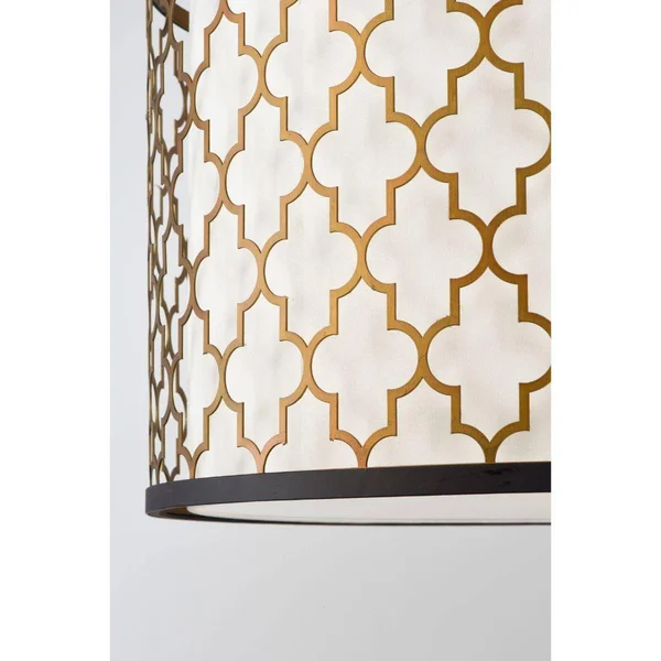 Maxim - 20294WLOIAB - LED Wall Sconce - Crest - Oil Rubbed Bronze, Antique Brass