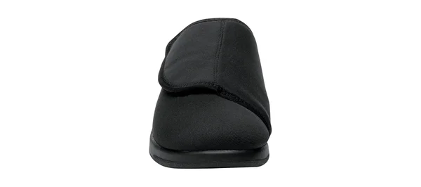 Propet Men's Stretchable Cush &N Foot Slippers, Black, 8.5