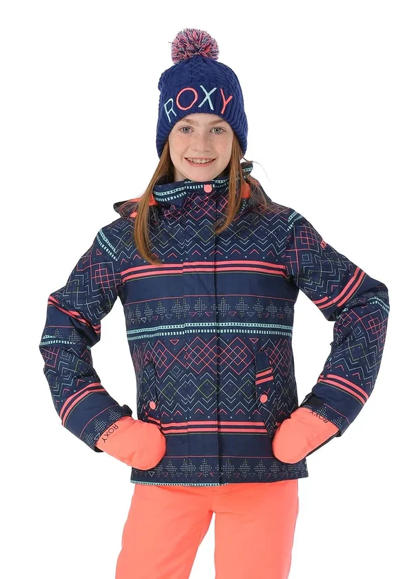 Roxy Girls Jetty Snow Jacket Blue