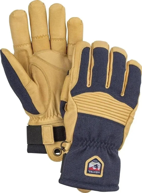 Hestra Army Leather Couloir Gloves Navy/Tan 11